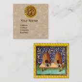 ハニービーHIV、養蜂家、養蜂家、アピアリストクラフト スクエア名刺 (正面/裏面)