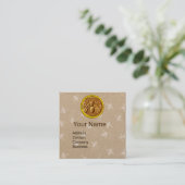 ハニービーHIV、養蜂家、養蜂家、アピアリストクラフト スクエア名刺 (スタンド正面)