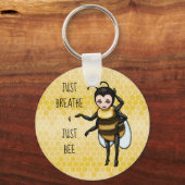 ハニービーJust Breaks & Just Bee Keychain キーホルダー (正面)