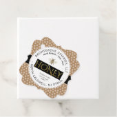 ハニーファンシーラベル栄養ラベルクラフト水玉模様 フェイバータグ (インサイチュ)