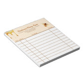 ハニーファームカスタムの販売領収書 ノートパッド (アングル)