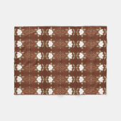 ハニーフローラデザイナーフリースブランケット フリースブランケット (正面(横))