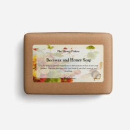 ハニーフローラルビーソープ製品パッケージラベル ラベル