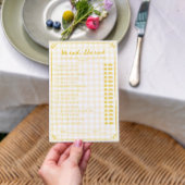 ハニーブライダルシャワー　ヒーセッド・シーセッド・ゲームカード 招待状