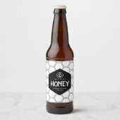 ハニーブラック&ホワイト製品のJARラベル ビールラベル (正面)