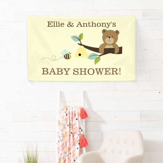 ハニーベアとのまわりにシャワーバナー 横断幕 (インサイチュ)