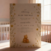 ハニーベアフローラベビー誕生日 招待状