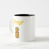 ハニーベアーのペット名 ツートーンマグカップ (正面左)