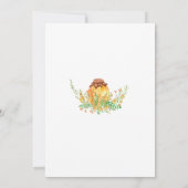 ハニーベアーの誕生日 招待状 (裏面)