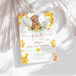 ハニーベアーの誕生日 招待状
