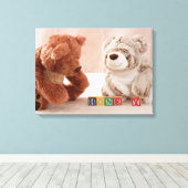 ハニーベアーズ キャンバスプリント (インサイチュ (ウッドフロア))