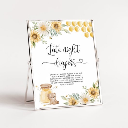 ハニーベアーナイトおむつポスター ポスター