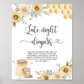 ハニーベアーナイトおむつポスター ポスター (正面)