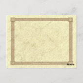 ハニーベアーハガキ ポストカード (裏面)