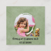 ハニーベアーバースデーパーティー エンクロージャーカード (正面)