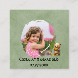 ハニーベアーバースデーパーティー エンクロージャーカード