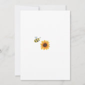 ハニーベアービー1歳男女兼用誕生日の日 サンキューカード (裏面)