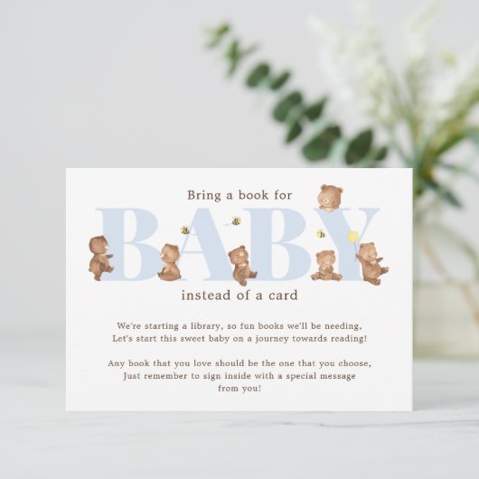 ハニーベアーブックベビーカード エンクロージャーカード (スタンド正面)