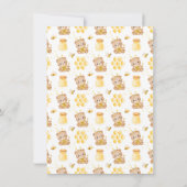 ハニーベアーベイビーシャワー サンキューカード (裏面)