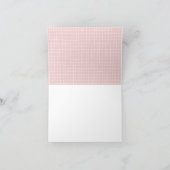 ハニーベアーベビーシャワーサンキューカード サンキューカード (内部)