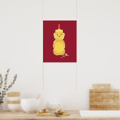 ハニーベアーポスター ポスター (キッチン)