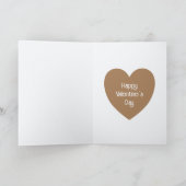 ハニーベアーヴァレンティーンズデーカスタムショートガールズネーム カード (内部)