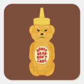 ハニーベア スクエアシール (正面)