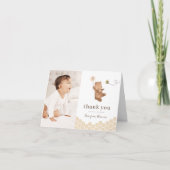 ハニーベア ファースト ビー・デイ 感謝カード (正面)