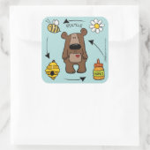 ハニーベア – リサイクラー スクエアシール (バッグ)