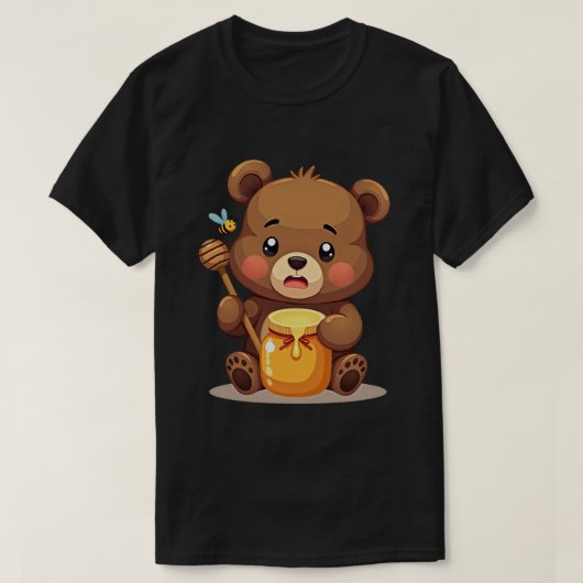ハニーベア Tシャツ (デザイン正面)