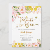 ハニーベイビーシャワーの招待状 招待状 (正面)