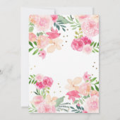 ハニーベイビーシャワーの招待状 招待状 (裏面)