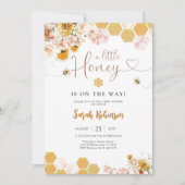 ハニーベイビーシャワーの招待状 招待状 (正面)