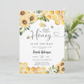 ハニーベイビーシャワーの招待状 招待状 (スタンド正面)