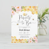 ハニーベイビーシャワー招待状 招待状 (スタンド正面)