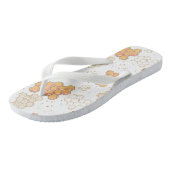 ハニーベコムブ抽象芸術プリントビーチサンダル ビーチサンダル (アングル)