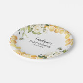 ハニーベビーシャワー紙プレート ペーパープレート (アングル)