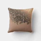 ハニーベージュシャンパンゴールデンスパークルライト クッション (裏面)