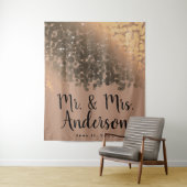 ハニーベージュシャンパンゴールドスパークルライト タペストリー (インサイチュ)