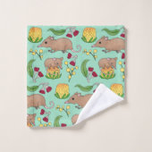 ハニーポッサム バスタオルセット (ウォッシュタオル)