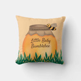ハニーポットのまわりにオンイエロー乳児子供部屋 クッション