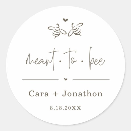 ハニーポット封印シール / 種パケットステッカー ラウンドシール (正面)