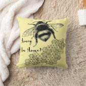 ハニーマイホームビーハニカム クッション (ブランケット)