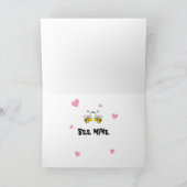 ハニーマインのグリーティングカード カード (内部)