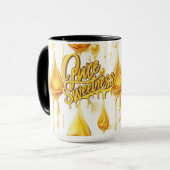 ハニーマグカップの純粋な甘さドロップ:ハニーカスケード マグカップ (正面左)