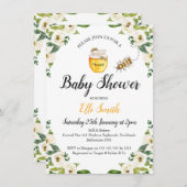 ハニーママトゥビーベビーシャワー招待状 招待状 (正面/裏面)