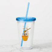 ハニーマンガイラストレーション アクリルタンブラー (裏面)