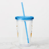 ハニーマンガイラストレーション アクリルタンブラー (左)