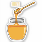 ハニーマンガイラストレーション シール (正面)