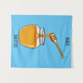 ハニーマンガイラストレーション タペストリー (正面(横))